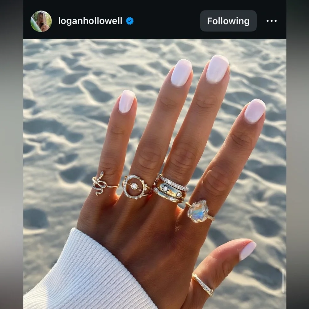 🚫SOLD🚫LOGAN HOLLOWELL UNITY SUN MOON RING - Picture 4 of 15